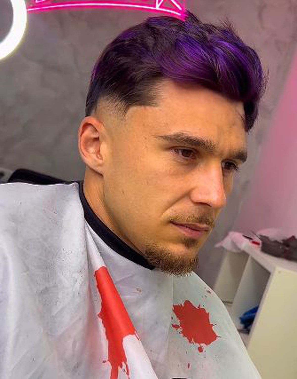 Andrei Rațiu s-a vopsit înaintea meciului cu Atletico și Simeone