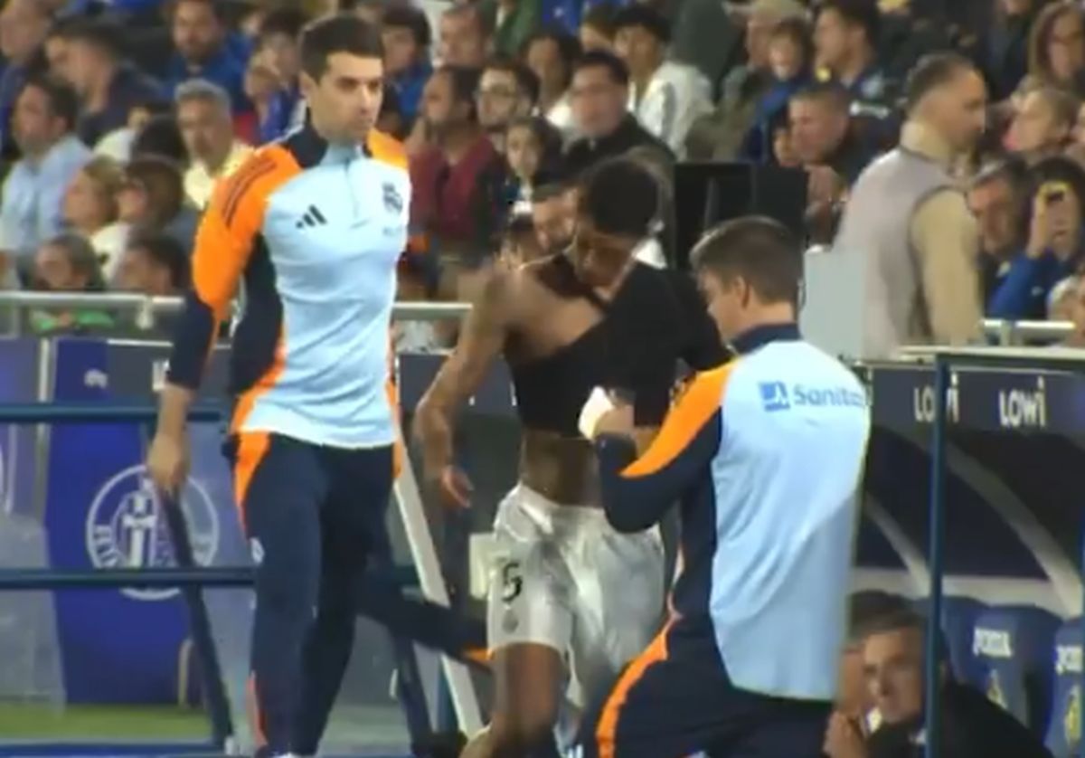 Jude Bellingham, înfășurat cu bandaje în Getafe - Real Madrid