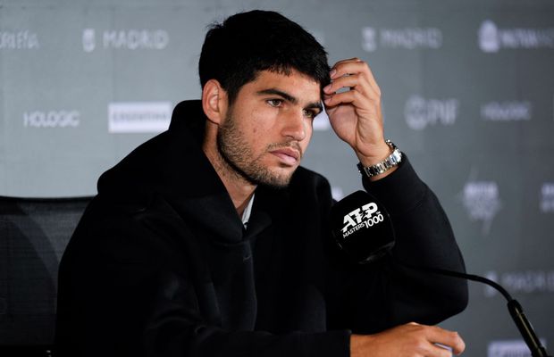 Carlos Alcaraz, primele declarații după abandonul de la Madrid: „Dacă aș fi jucat, aș fi fost distrus pentru mai mult timp”