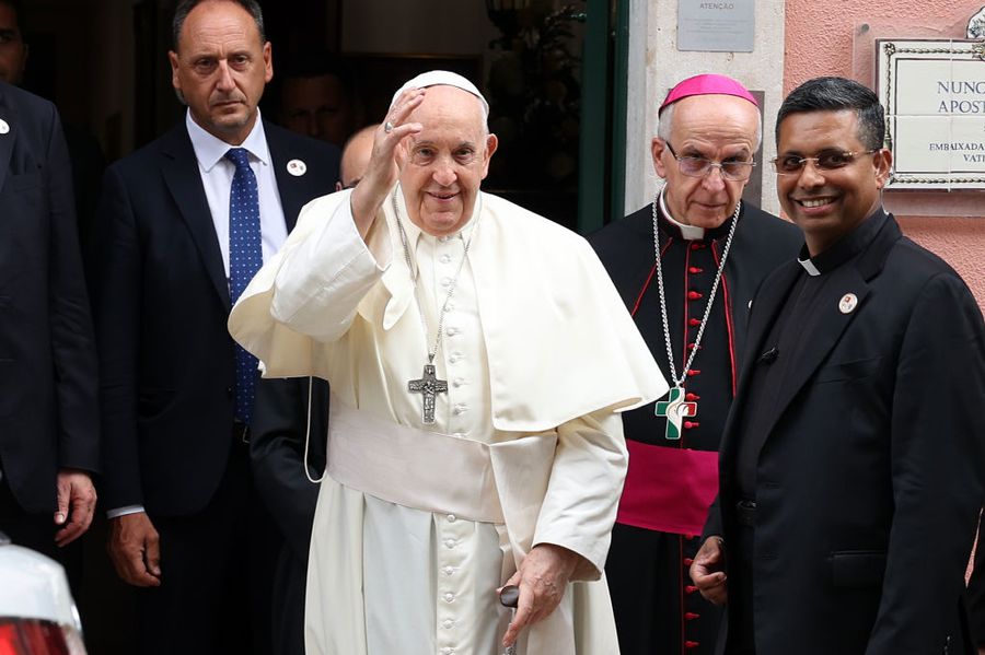 Papa Francisc / FOTO: GettyImages Ce a postat Simona Halep după decesul Papei Francisc: „Ne surprinde mereu cu reflecțiile sale”