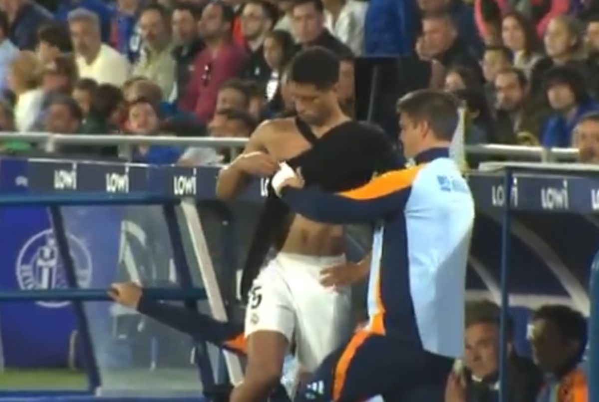 Jude Bellingham, înfășurat cu bandaje în Getafe - Real Madrid