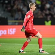 Otto Hindrich, în CFR Cluj - Farul, în semifinalele Cupei României/ foto: Imago Images