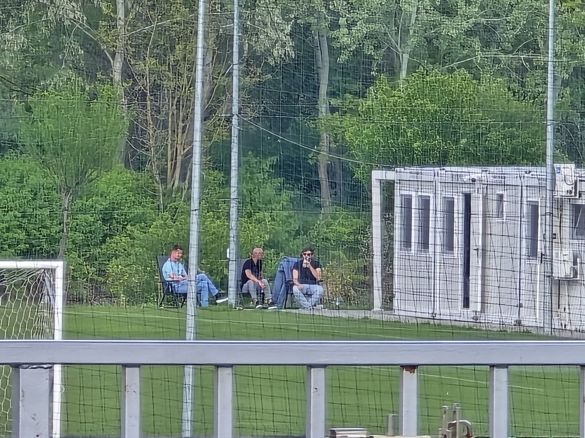 Marius Șumudică la antrenamentul după eliminarea din Cupa României