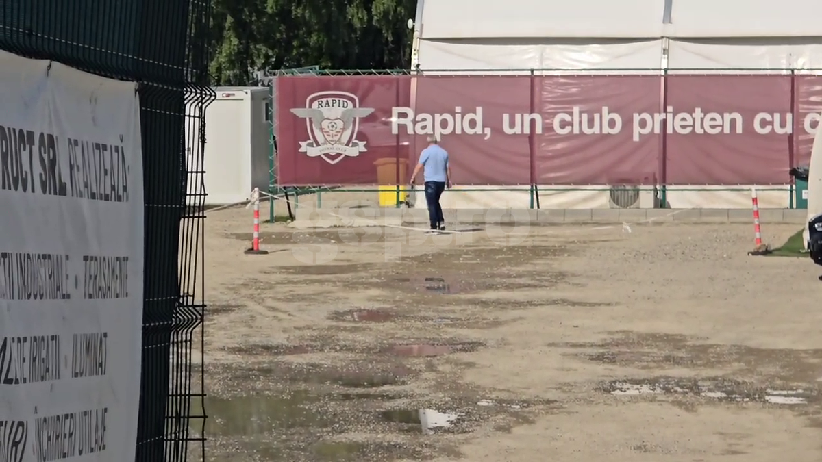 Marius Șumudică la antrenamentul după eliminarea din Cupa României