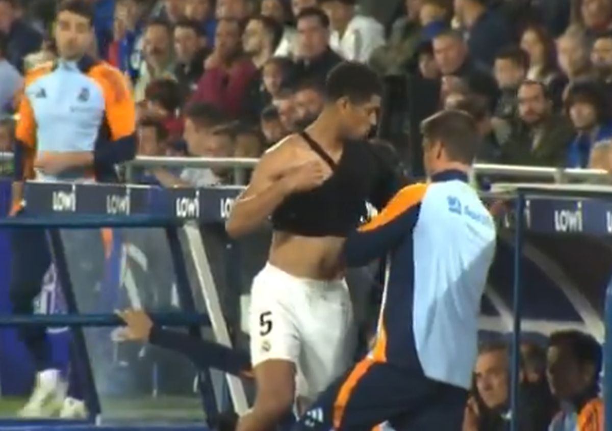 Jude Bellingham, înfășurat cu bandaje în Getafe - Real Madrid