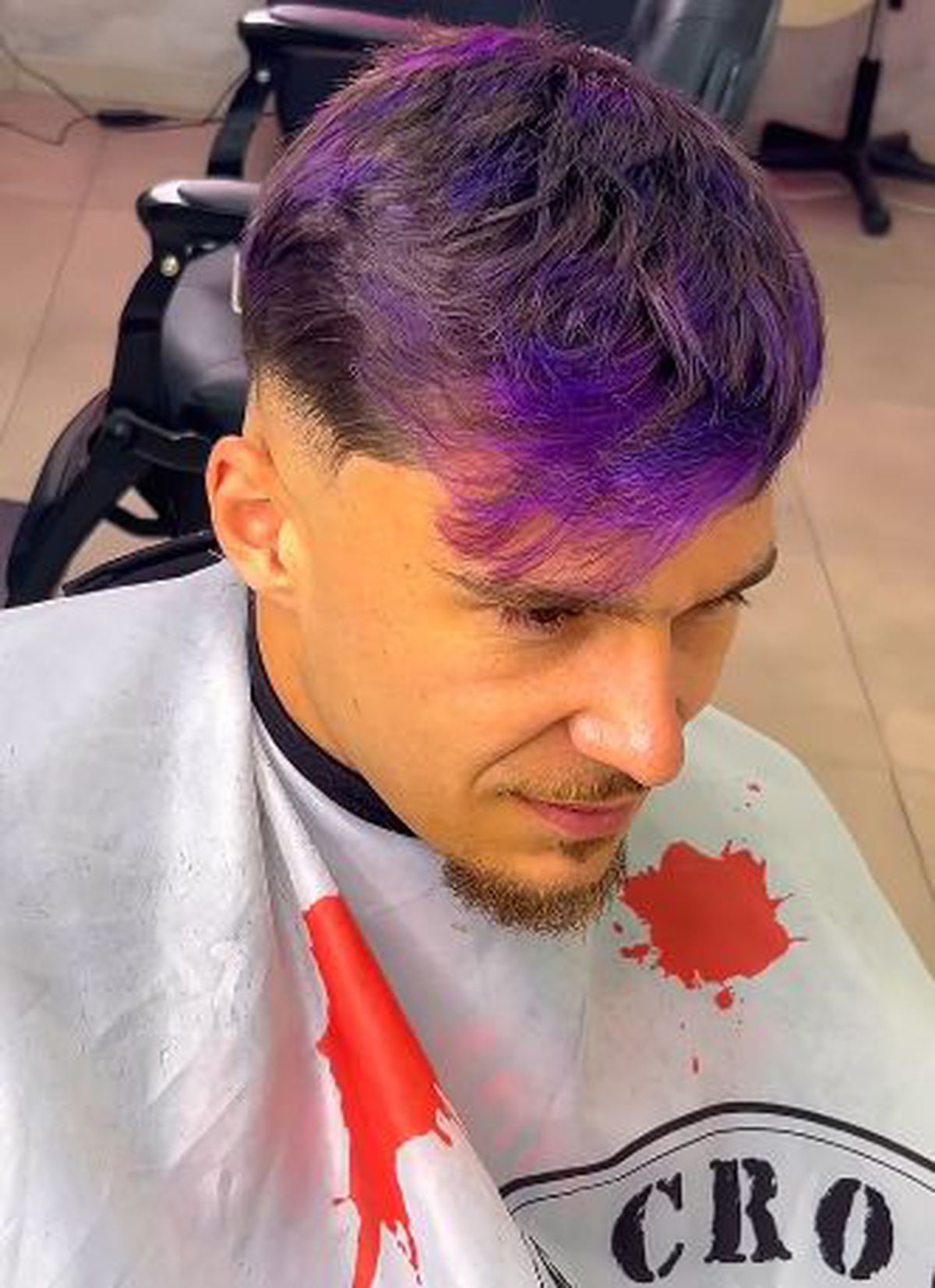 Andrei Rațiu s-a vopsit înaintea meciului cu Atletico și Simeone