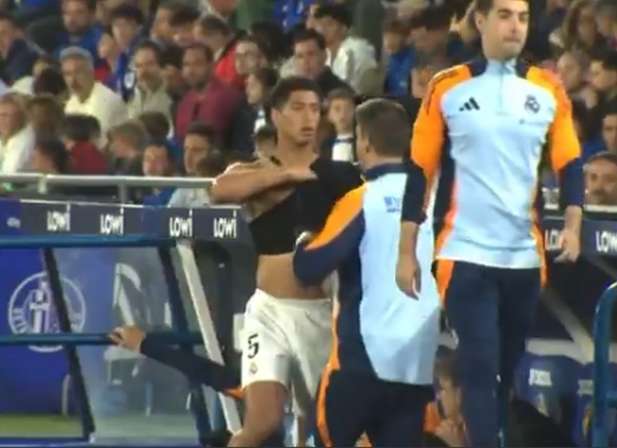 Jude Bellingham, înfășurat cu bandaje în Getafe - Real Madrid