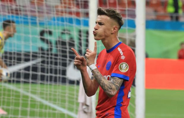 Octavian Popescu, gol pentru FCSB după 354 de zile! „Servit” de veteranul Papp