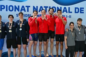 David Popovici, al treilea titlu național la Otopeni » S-a impus în proba de ștafetă 4x100 m liber alături de colegii de la Dinamo