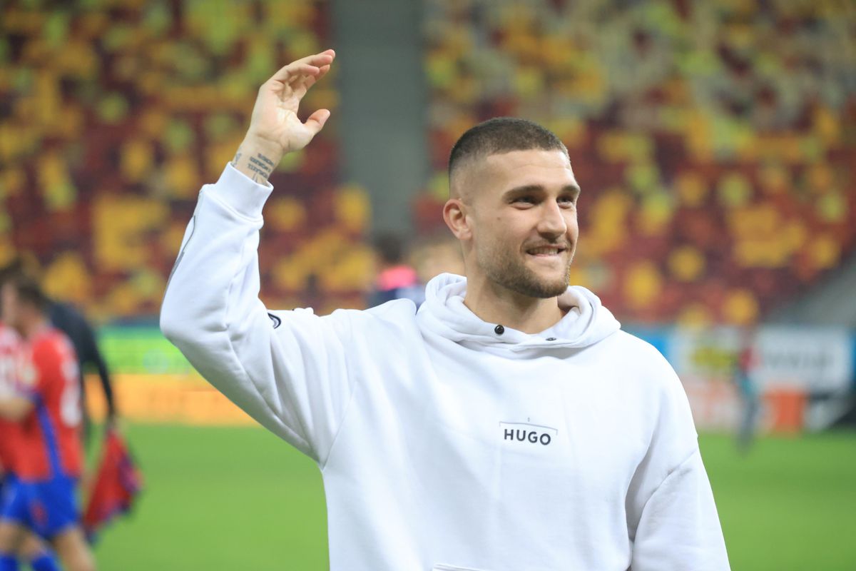 Imagini de la finalul meciului FCSB - Petrolul