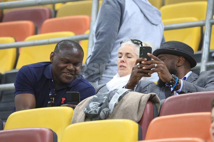 Pierre Boya a fost prezent la FCSB - Petrolul. FOTO: Ionuț Iordache (GSP.RO)
