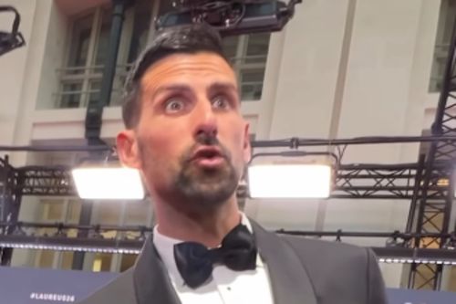 Novak Djokovic, întâlnire specială cu jurnalistul Julian Polo / foto: Instagram @julipolo