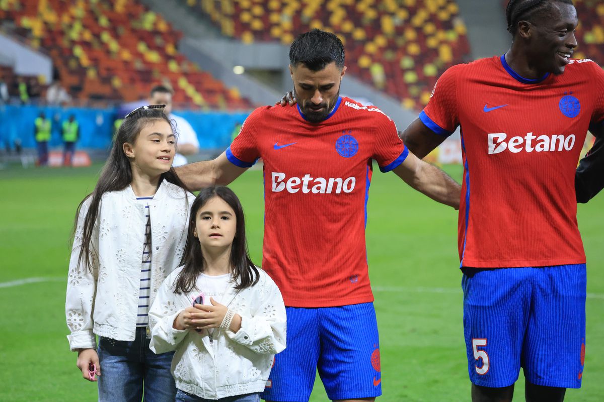 Imagini de la finalul meciului FCSB - Petrolul