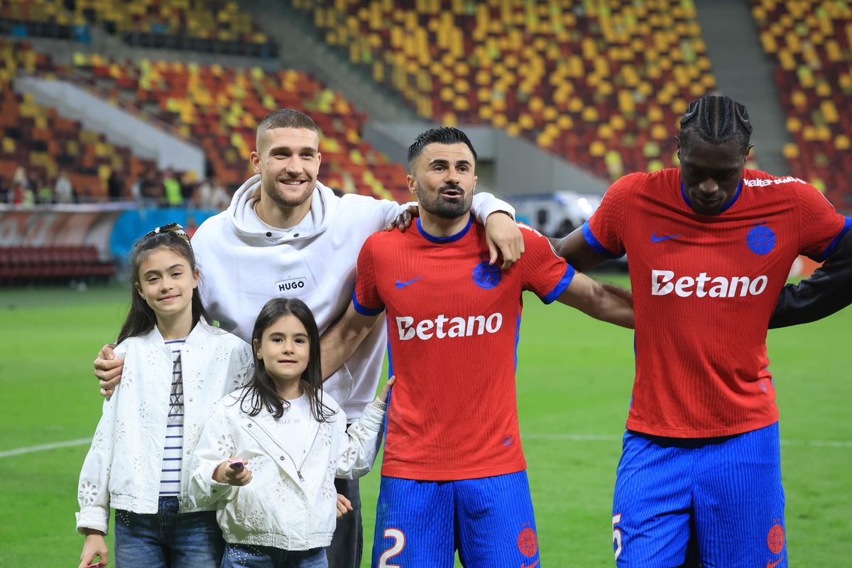 Imagini de la finalul meciului FCSB - Petrolul