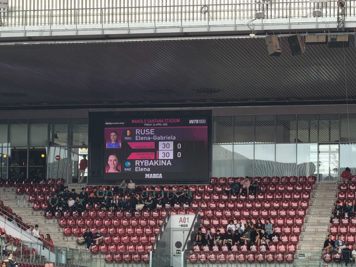 Gabriela Ruse - Elena Rybakina, în turul 2 la Madrid