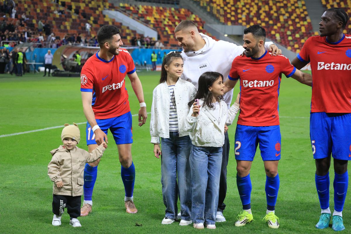 Imagini de la finalul meciului FCSB - Petrolul