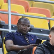 Pierre Boya a fost prezent la FCSB - Petrolul. FOTO: Ionuț Iordache (GSP.RO)