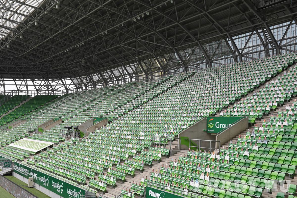 FOTO 5.000 de fani pe stadion la Ferencvaros - Debrecen » Ce soluție au găsit maghiarii