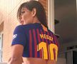 Suzy Cortez, fană declarată a lui Leo Messi