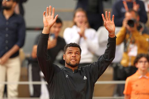 Jo-Wilfried Tsonga la Roland Garros  / Sursă foto: Guliver/Getty Images
