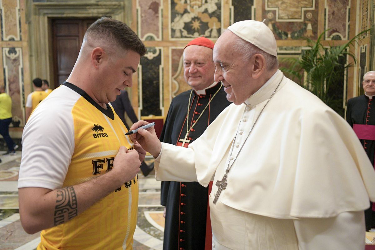 Fotbal în Vatican!