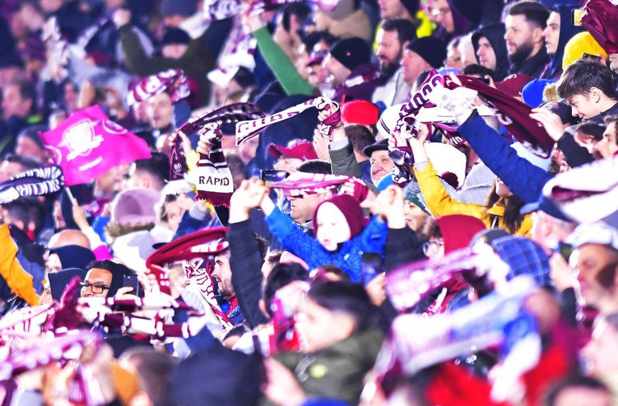 Fani Rapid, stadion Giulești, FOTO: Imago Rapid o scoate din „groapă” pe Poli Timișoara » Cluburile au bătut palma