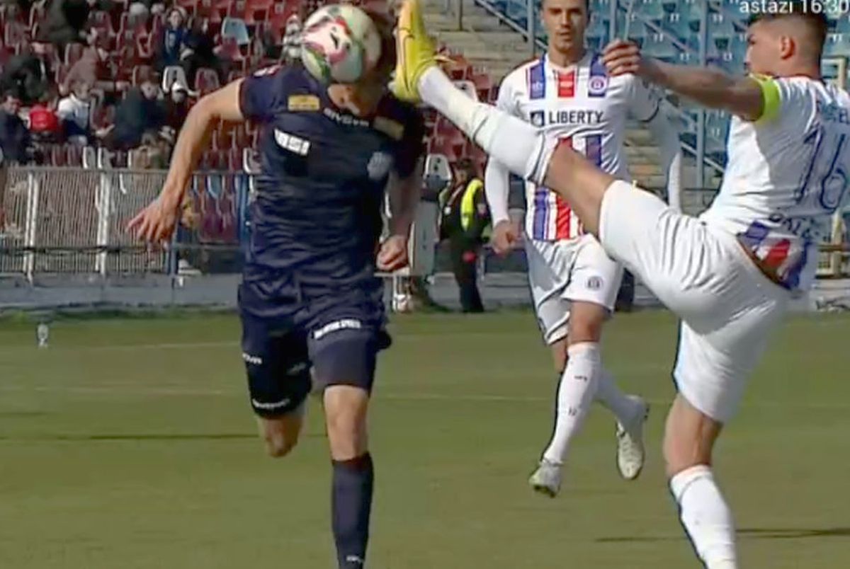 A fost faultat brutal în acest play-off de Liga 2 și descrie faza: „Eram pe altă planetă”