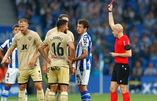 Columbianul Luis Suarez s-a răzbunat pe monitorul VAR după ce a fost eliminat în meciul Real Sociedad - Almeria