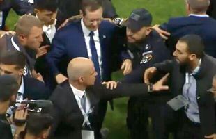 Haos la finala Cupei Israelului: Fanii au invadat terenul, președintele țării a fugit de la stadion, escortat de agenții de pază!