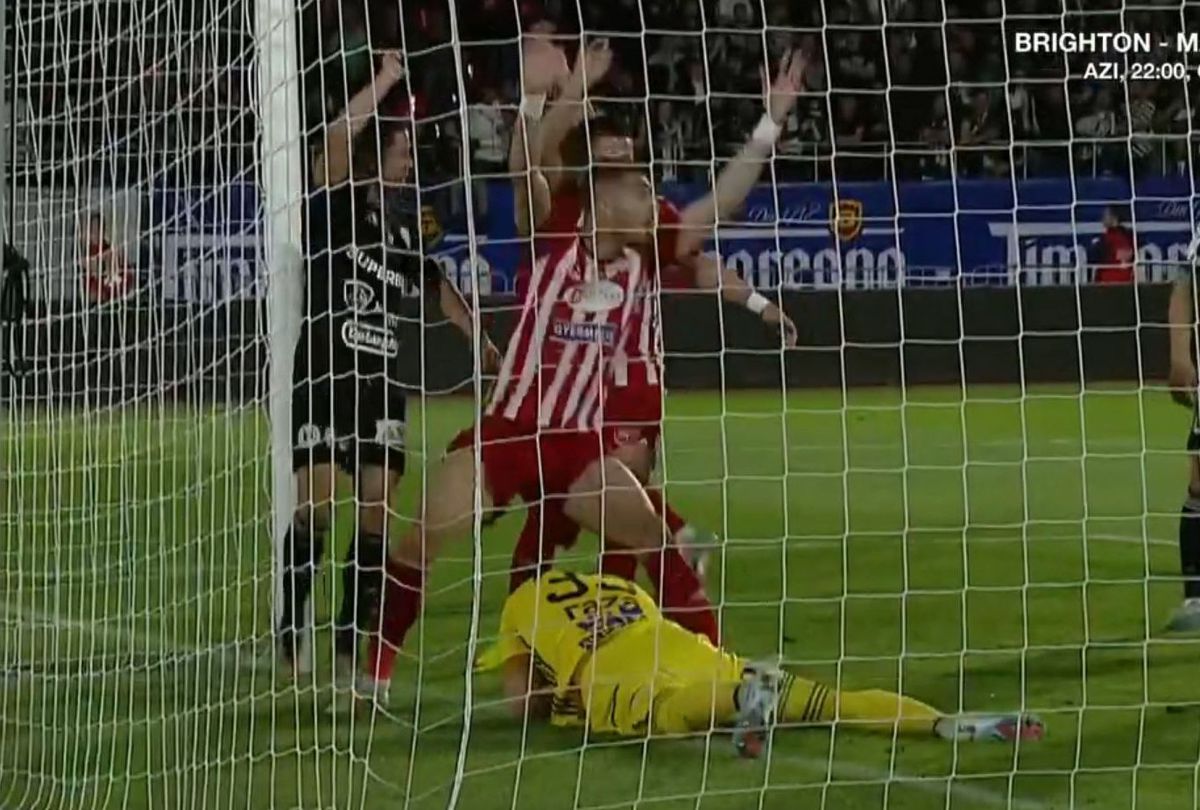 Fază controversată în finala Cupei României » Sepsi a cerut gol, Cătălin Popa și Istvan Kovacs n-au fost de acord