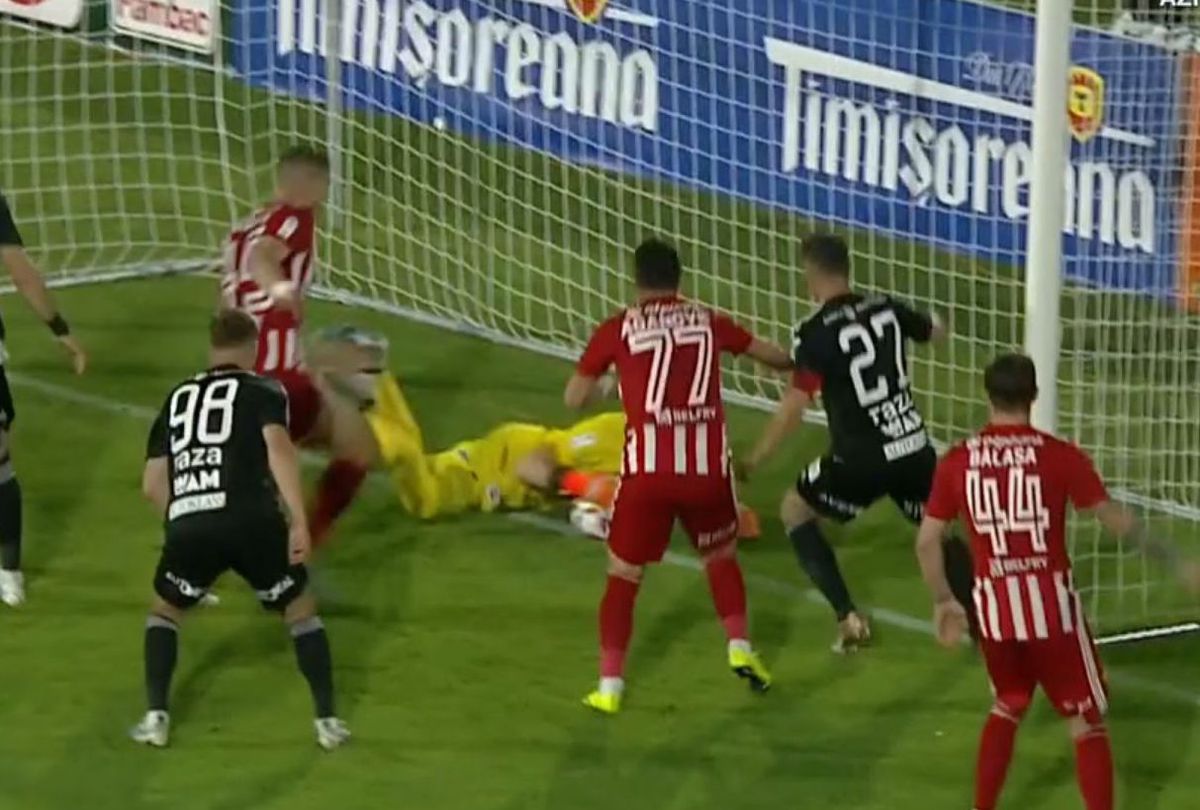 Fază controversată în finala Cupei României » Sepsi a cerut gol, Cătălin Popa și Istvan Kovacs n-au fost de acord