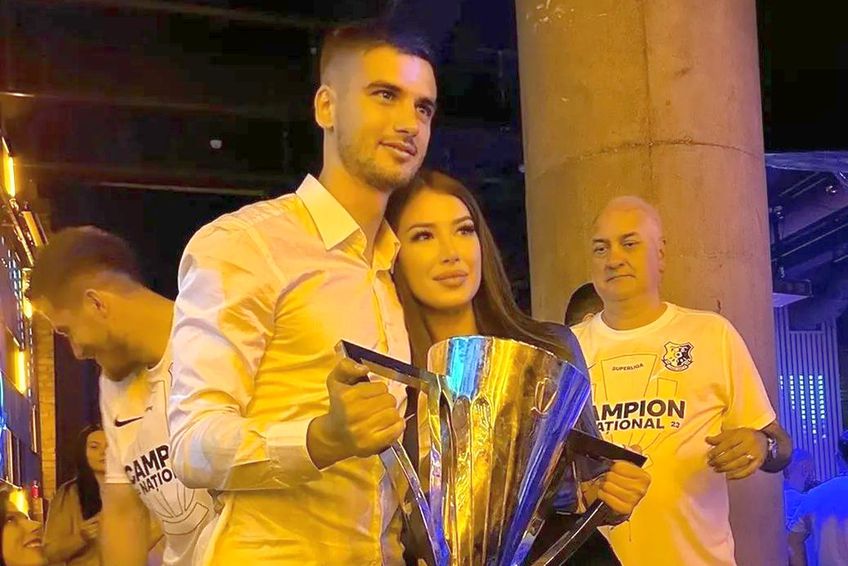 Iubita lui Dragoș Nedelcu a atras toate privirile la meciul Farul - FCSB. Foto: Instagram