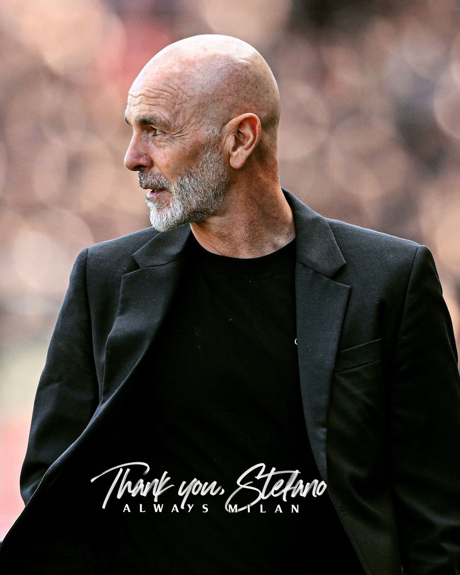Mesajul lui AC Milan la divorțul oficial de antrenorul Stefano Pioli: „Mulțumim pentru neuitatul scudetto!”