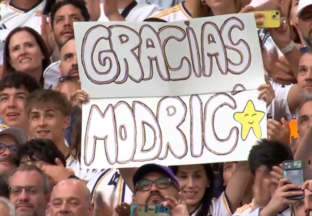 Omagiu pentru Luka Modric, la ultimul lui meci pe „Santiago Bernabeu”
