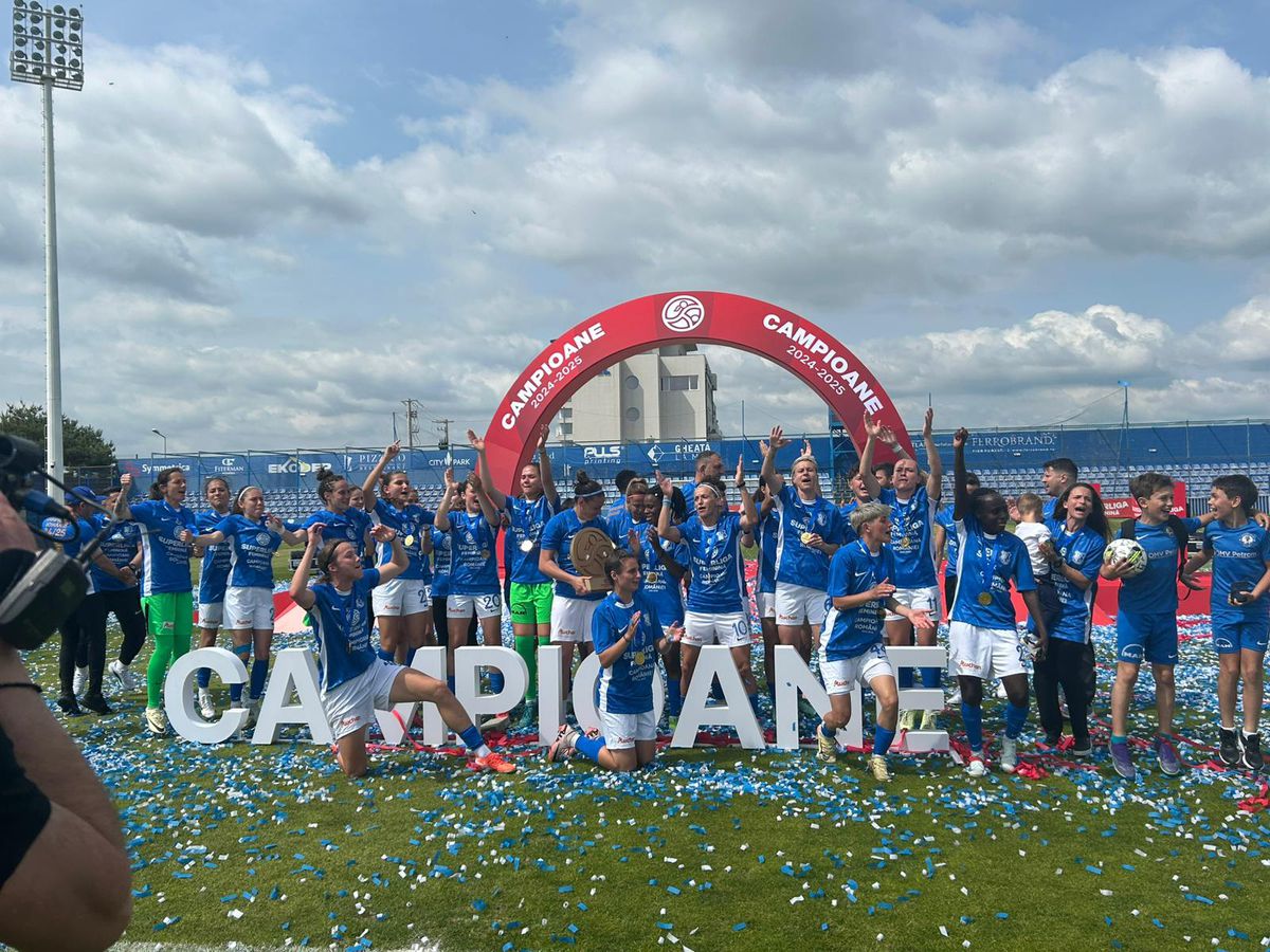 Farul a câștigat campionatul la fotbal feminin