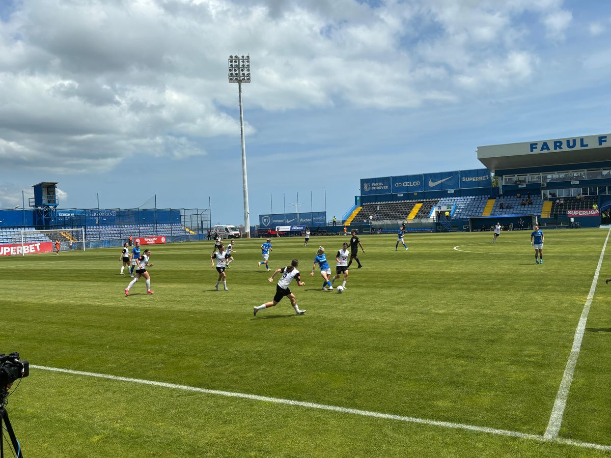 Farul, antrenament cu public la ultimul meci din Superliga feminină. Ploaie de goluri la Ovidiu