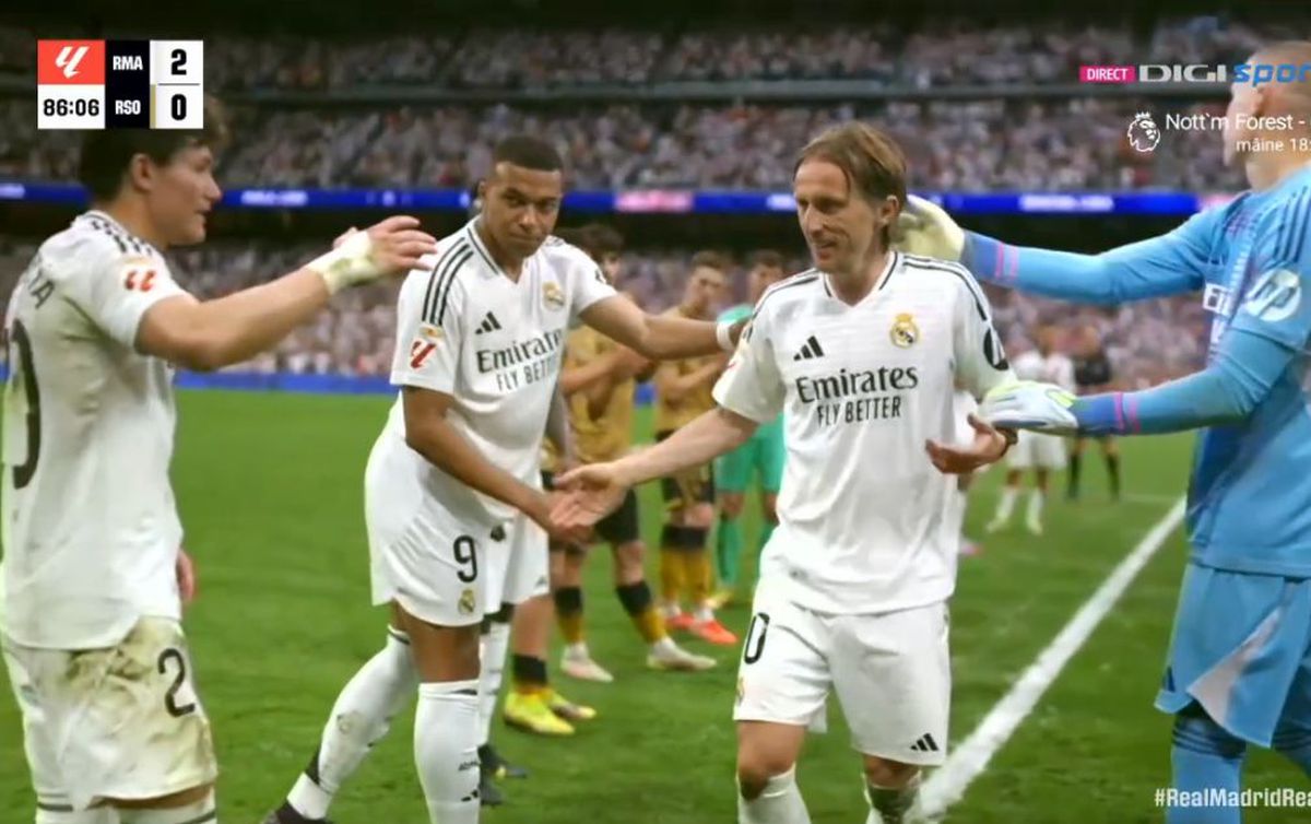 Omagiu pentru Luka Modric, la ultimul lui meci pe „Santiago Bernabeu”