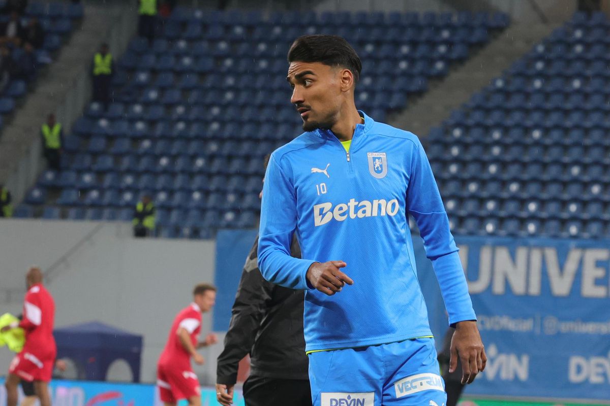 Universitatea Craiova - Dinamo, imagini de la încălzire