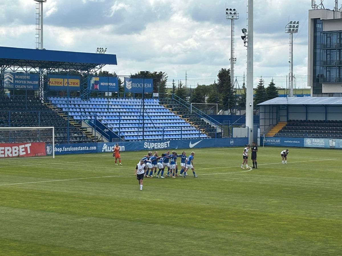 Farul, antrenament cu public la ultimul meci din Superliga feminină. Ploaie de goluri la Ovidiu