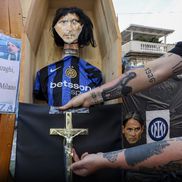Ironiile inferioare și aluziile macabre la adresa jucătorilor lui Inter și a antrenorului Simone Inzaghi / Foto: X