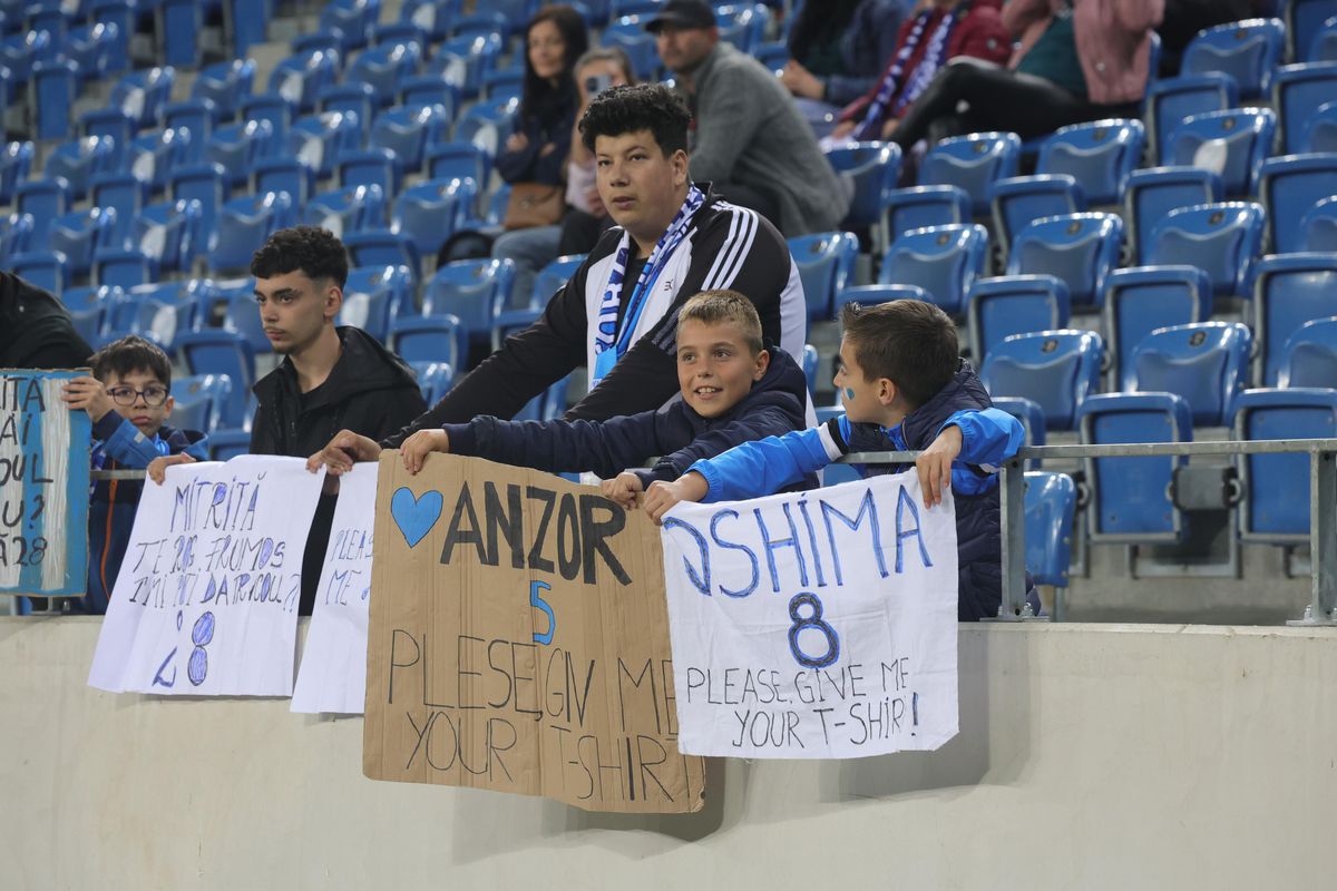 Universitatea Craiova - Dinamo, imagini de la încălzire