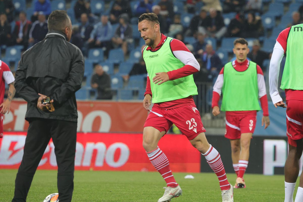 Universitatea Craiova - Dinamo, imagini de la încălzire