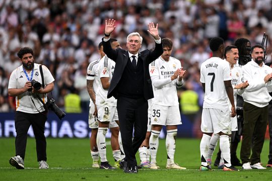 Carlo Ancelotti, la finalul ultimului meci pe banca Realului // FOTO: Getty Images