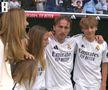 Copleșitor! S-au oprit în timpul meciului și au format garda de onoare pentru Luka Modric. Croatul, în lacrimi la ultimul lui meci pe „Bernabeu”