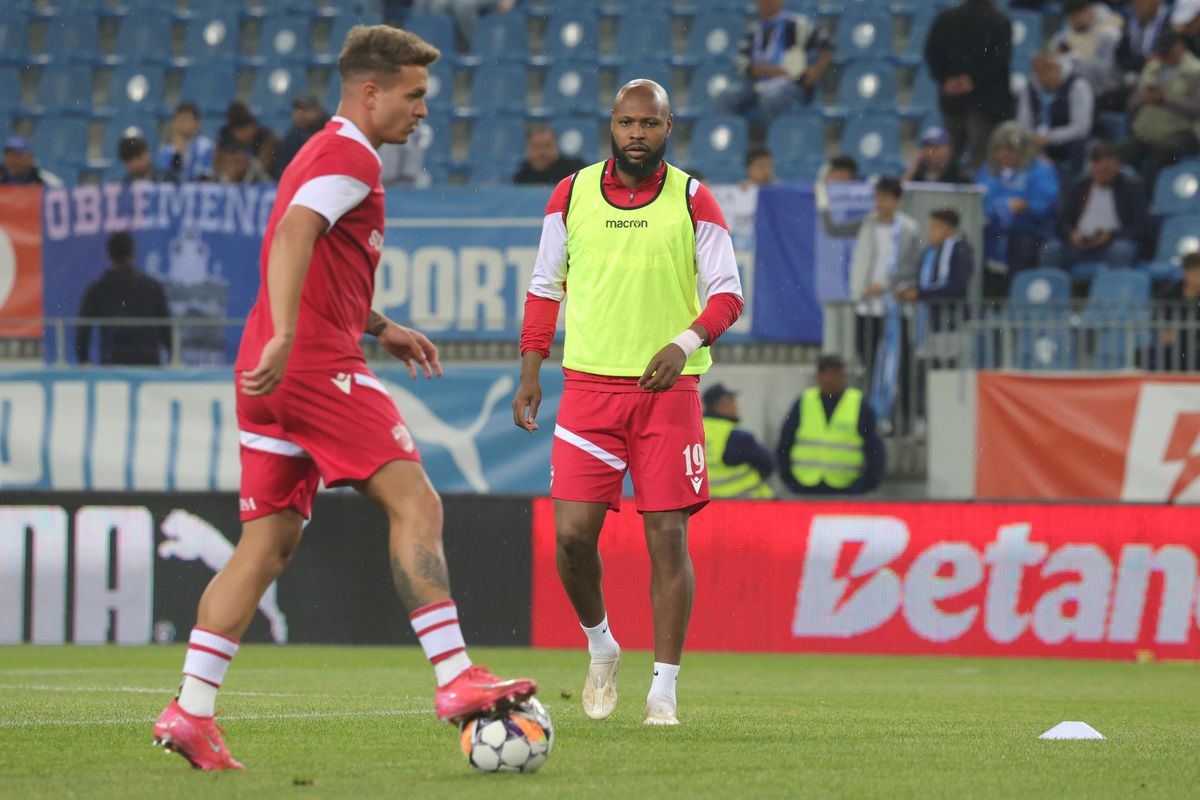 Universitatea Craiova - Dinamo, imagini de la încălzire