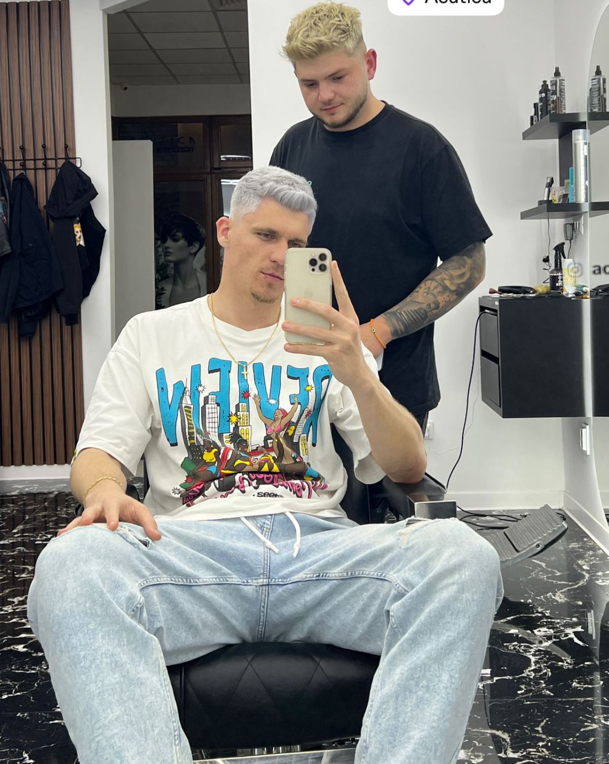 Ștefan Târnovanu s-a vopsit alb în cap