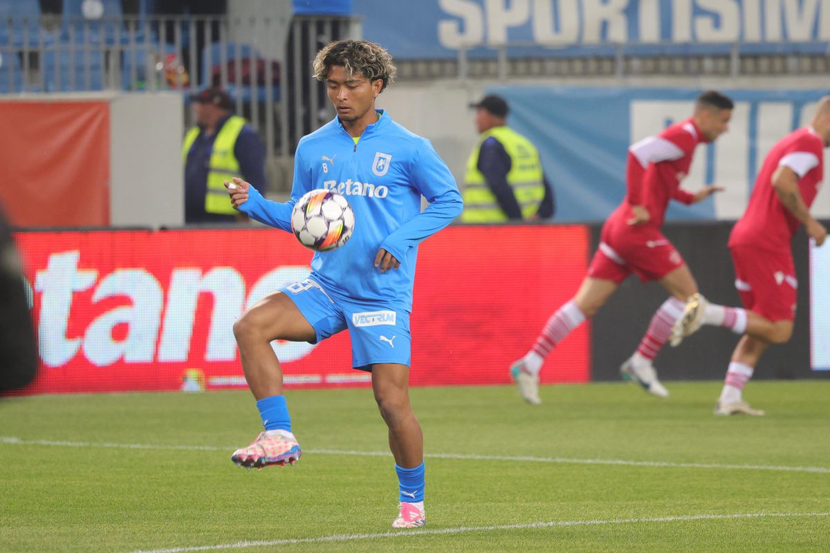 Universitatea Craiova - Dinamo, imagini de la încălzire
