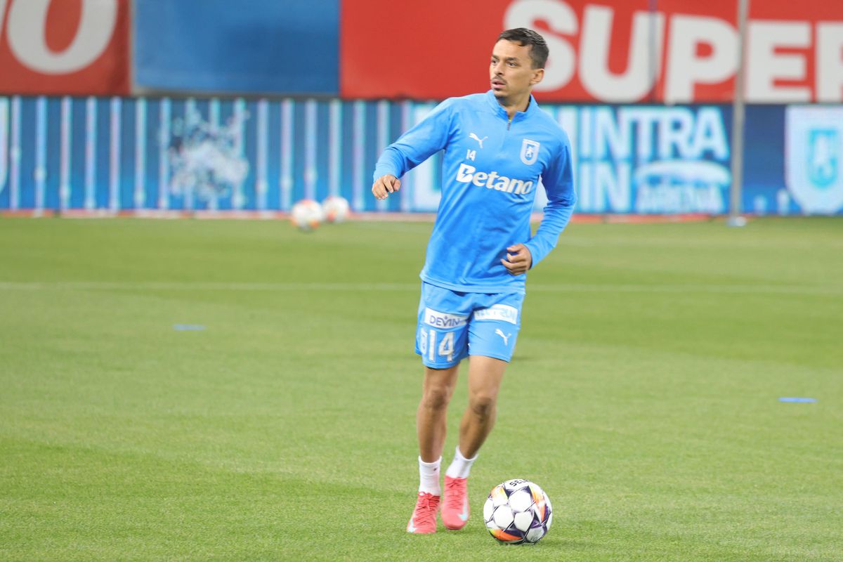 Universitatea Craiova - Dinamo, imagini de la încălzire