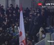 Conflict în peluza lui Dinamo la meciul cu Universitatea Craiova