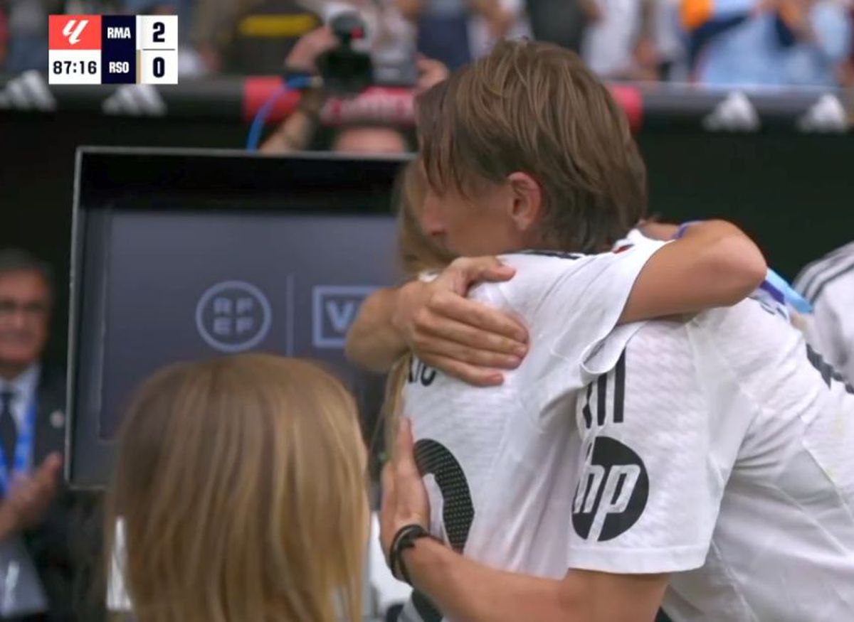 Omagiu pentru Luka Modric, la ultimul lui meci pe „Santiago Bernabeu”